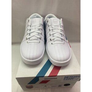 K-Swiss Women's Size 9M White/Silver Court Pro II CMF Sneaker NIB